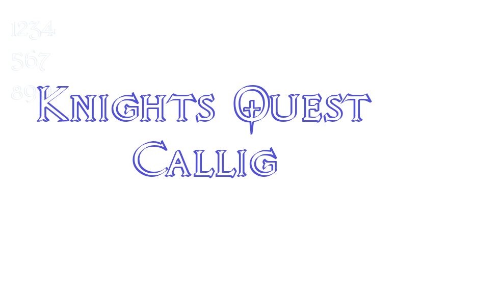 Knights Quest Callig-font-download