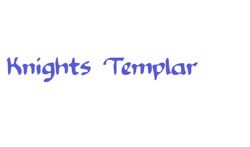 Knights Templar Font Download