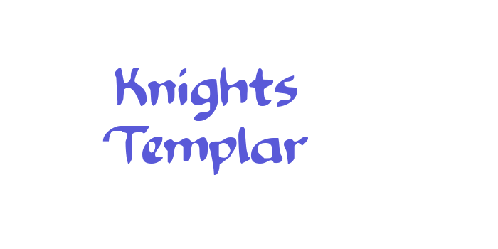 Knights Templar Font Download