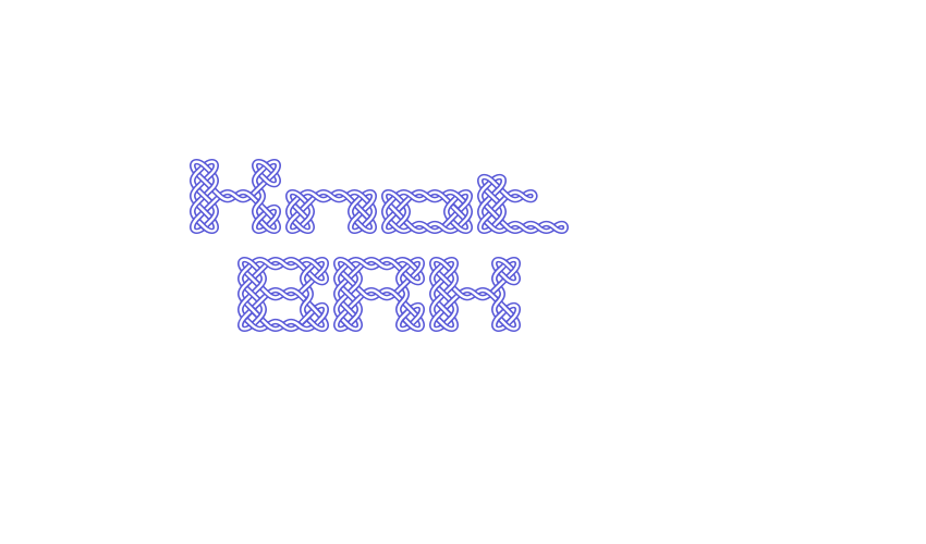 Knot BRK Font Download