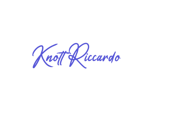 Knott Riccardo Font