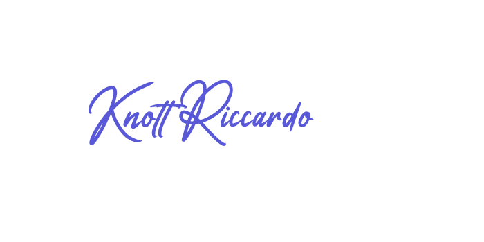 Knott Riccardo Font Download