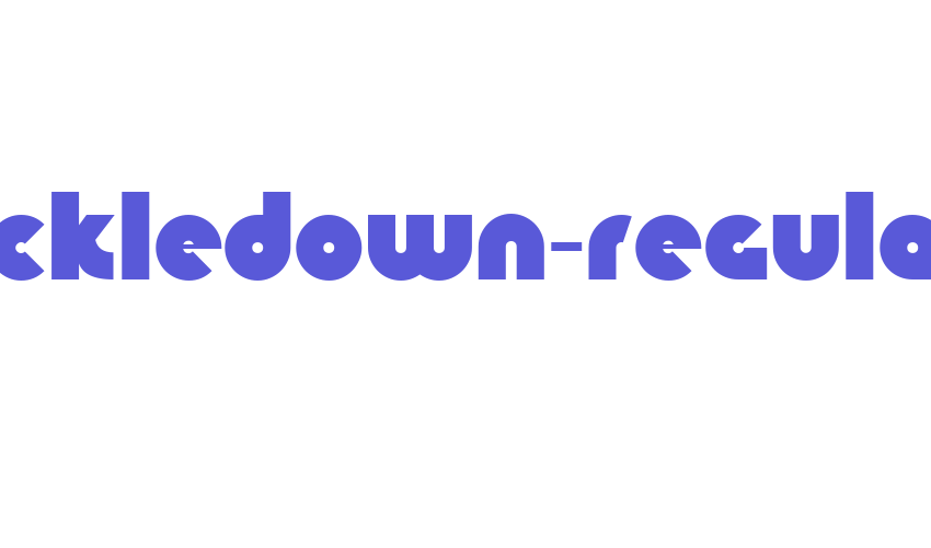 KnuckleDown-Regular Font Download