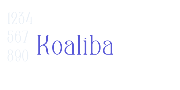 Koaliba font free