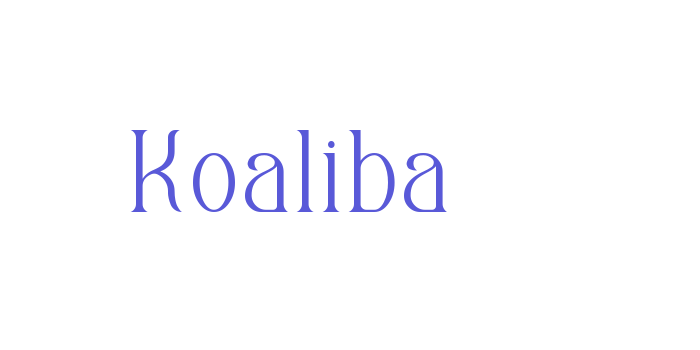 Koaliba Font