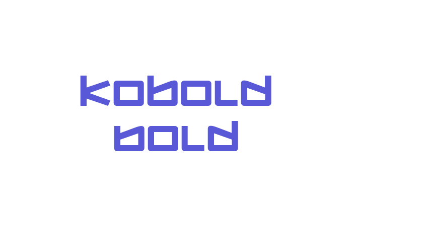 Kobold Bold Font Download