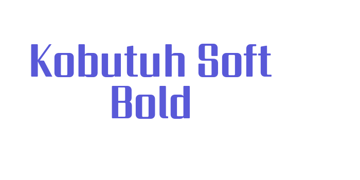 Kobutuh Soft Bold Font Download