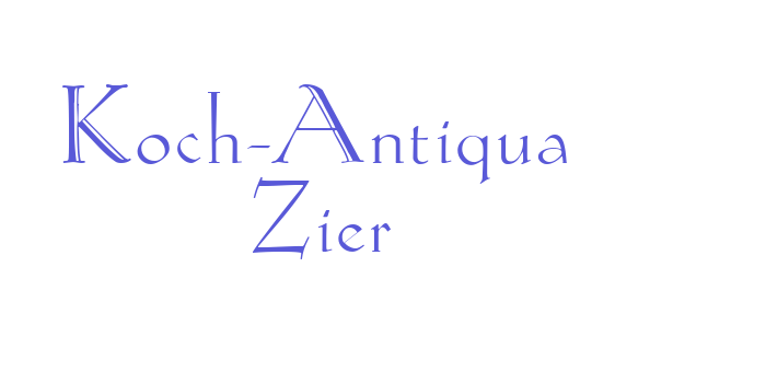 Koch-Antiqua Zier Font Download