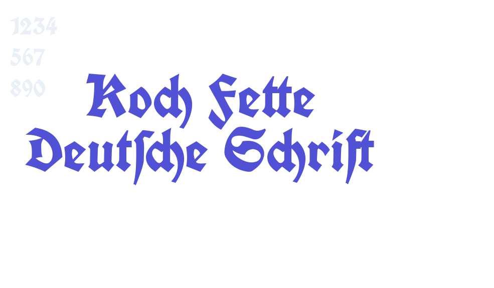 Koch Fette Deutsche Schrift-font-download