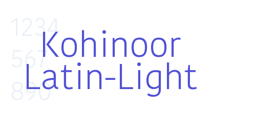 Kohinoor Latin-Light-font-download