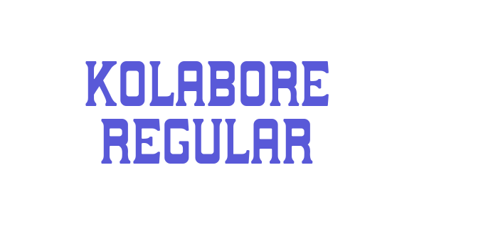 Kolabore Regular Font Download