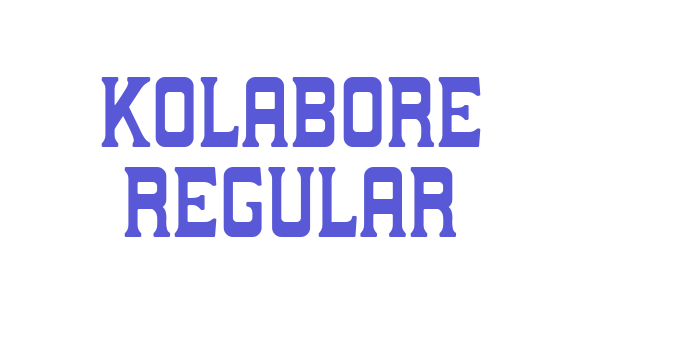 Kolabore Regular Font