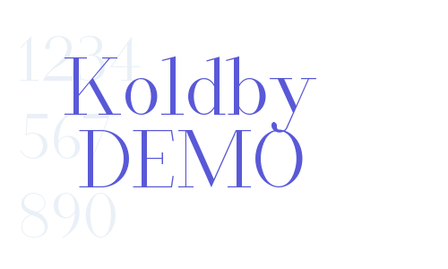 Koldby DEMO Font Download