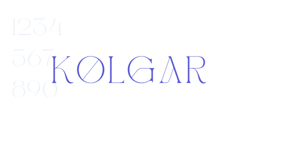 Kolgar font free