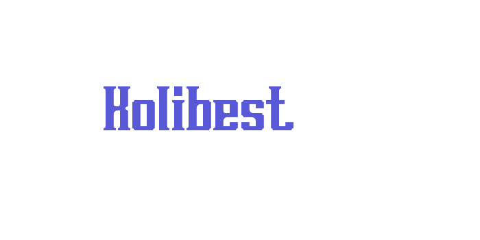 Kolibest Font Download