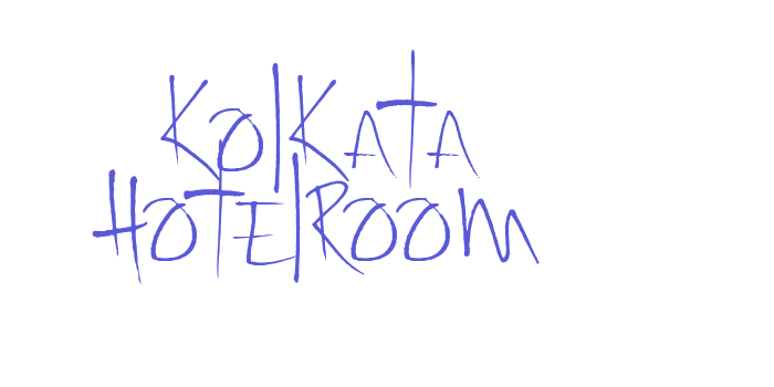 Kolkata Hotelroom Font Download