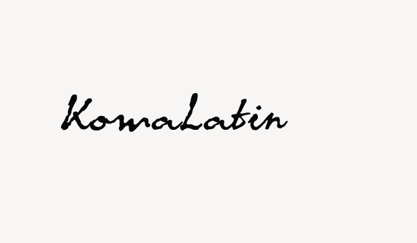 KomaLatin Font