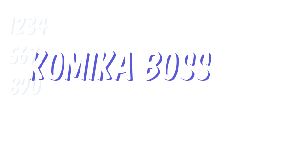 Komika Boss font free