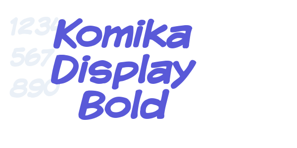 Komika Display Bold font free