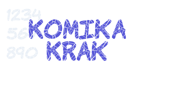 Komika Krak font free