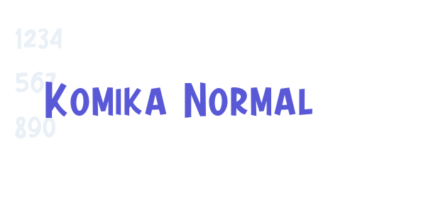 Komika Normal font