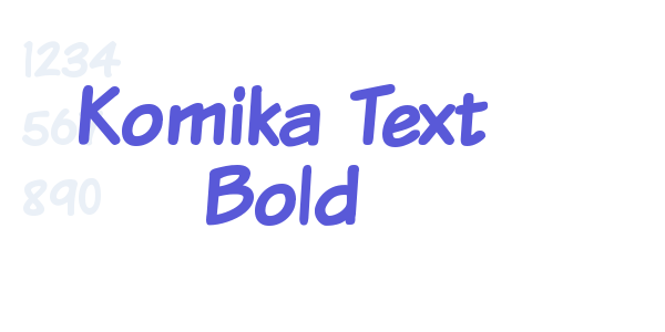 Komika Text Bold font free