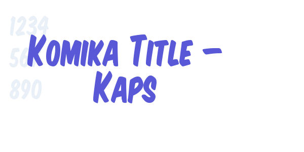 Komika Title – Kaps font free