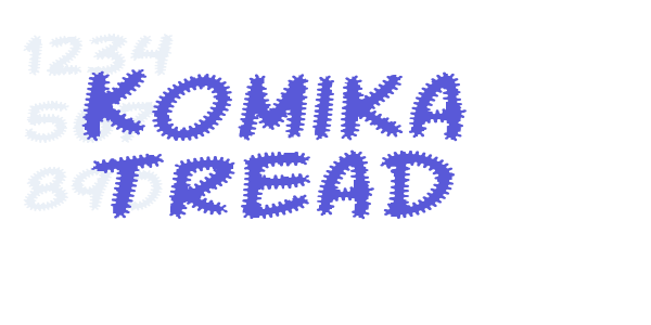 Komika Tread font free