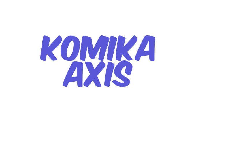 Komika Axis Font