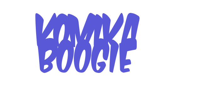 Komika Boogie Font Download