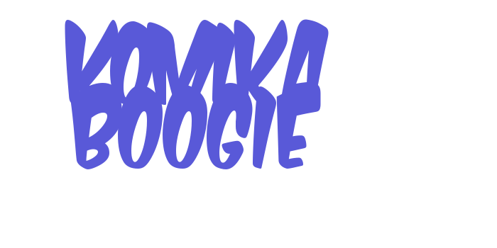 Komika Boogie Font