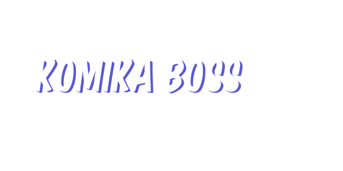 Komika Boss Font Download