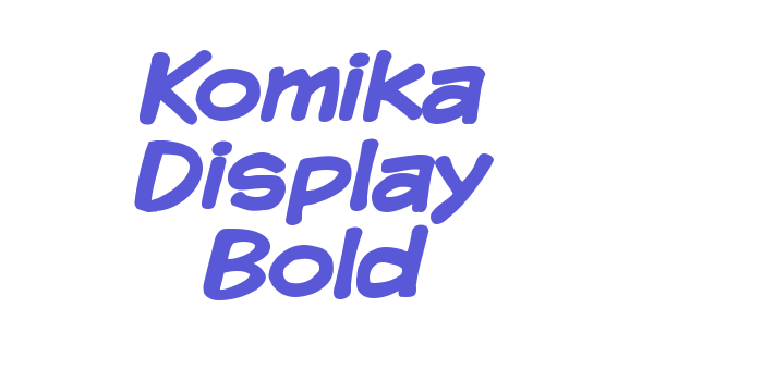 Komika Display Bold Font Download