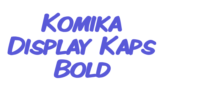 Komika Display Kaps Bold Font Download