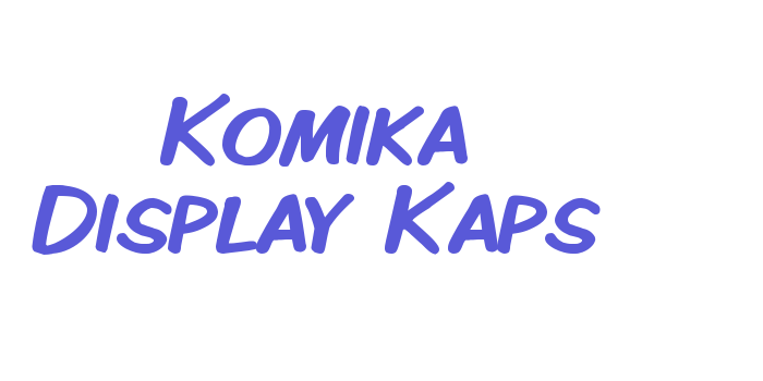 Komika Display Kaps Font Download