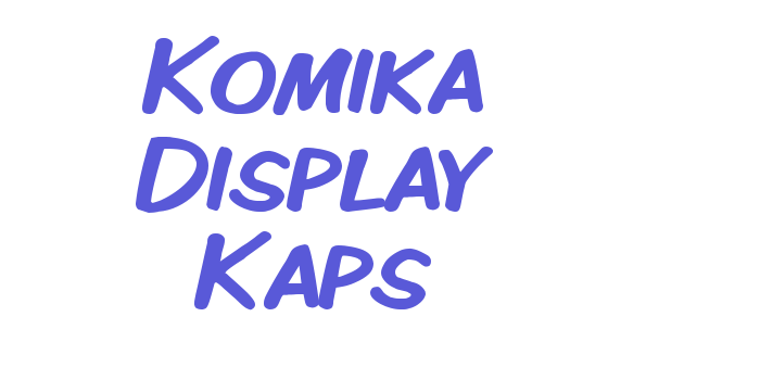 Komika Display Kaps Font