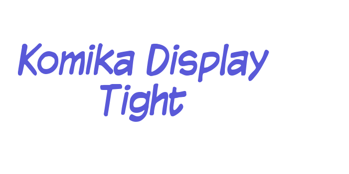 Komika Display Tight Font Download