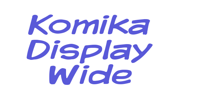 Komika Display Wide Font Download