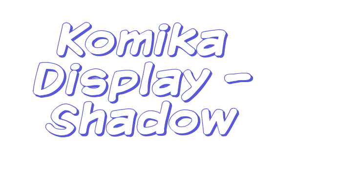 Komika Display – Shadow Font Download