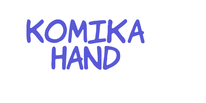 Komika Hand Font