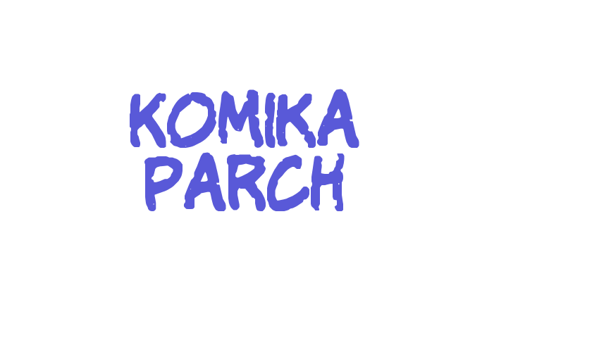 Komika Parch Font