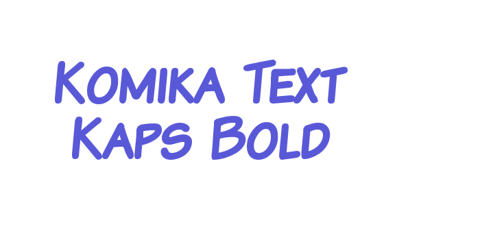 Komika Text Kaps Bold Font Download