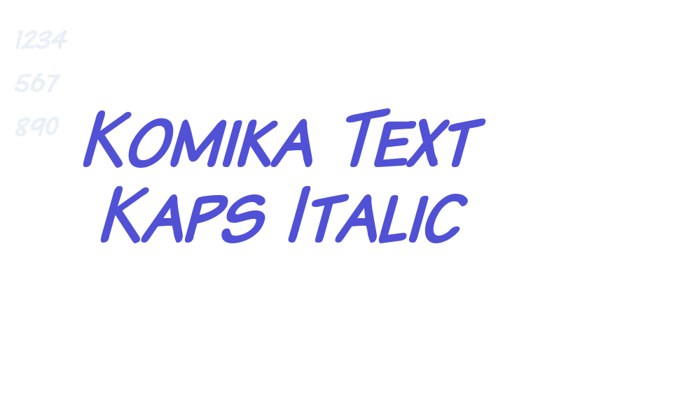 Komika Text Kaps Italic-font-download