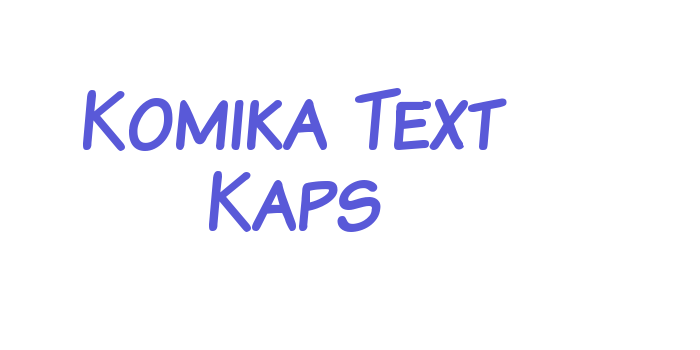 Komika Text Kaps Font Download