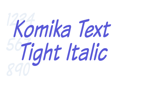 Komika Text Tight Italic Font Download