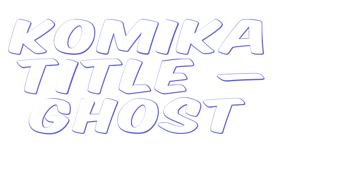 Komika Title – Ghost Font Download