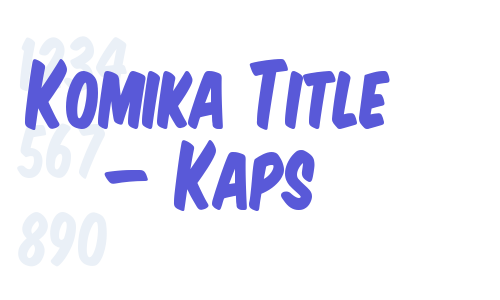 Komika Title – Kaps Font Download