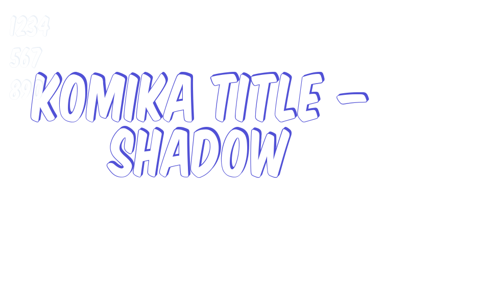 Komika Title – Shadow-font-download