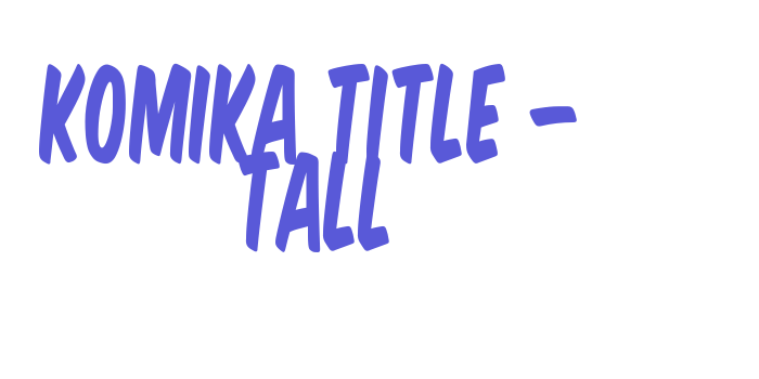 Komika Title – Tall Font Download