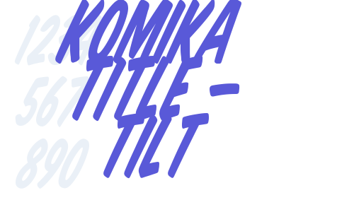 Komika Title – Tilt Font Download